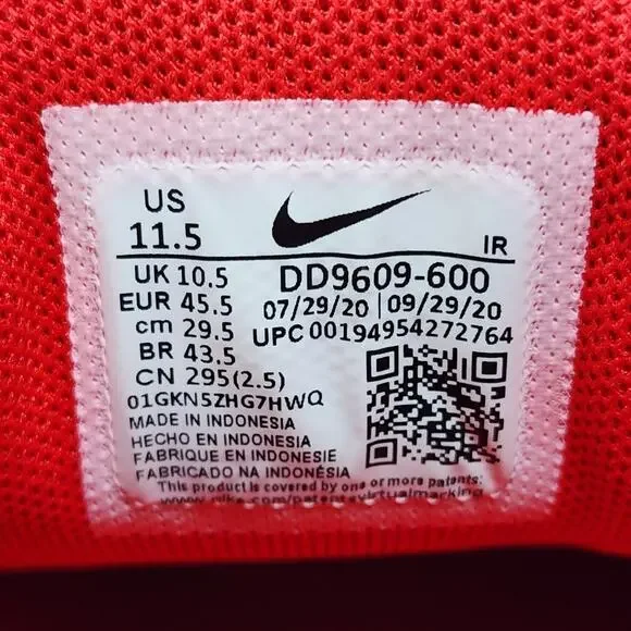 Nike Air Max Plus CHILE RED DD9609-600 Size 11.5 WORN - Picture 8 of 8